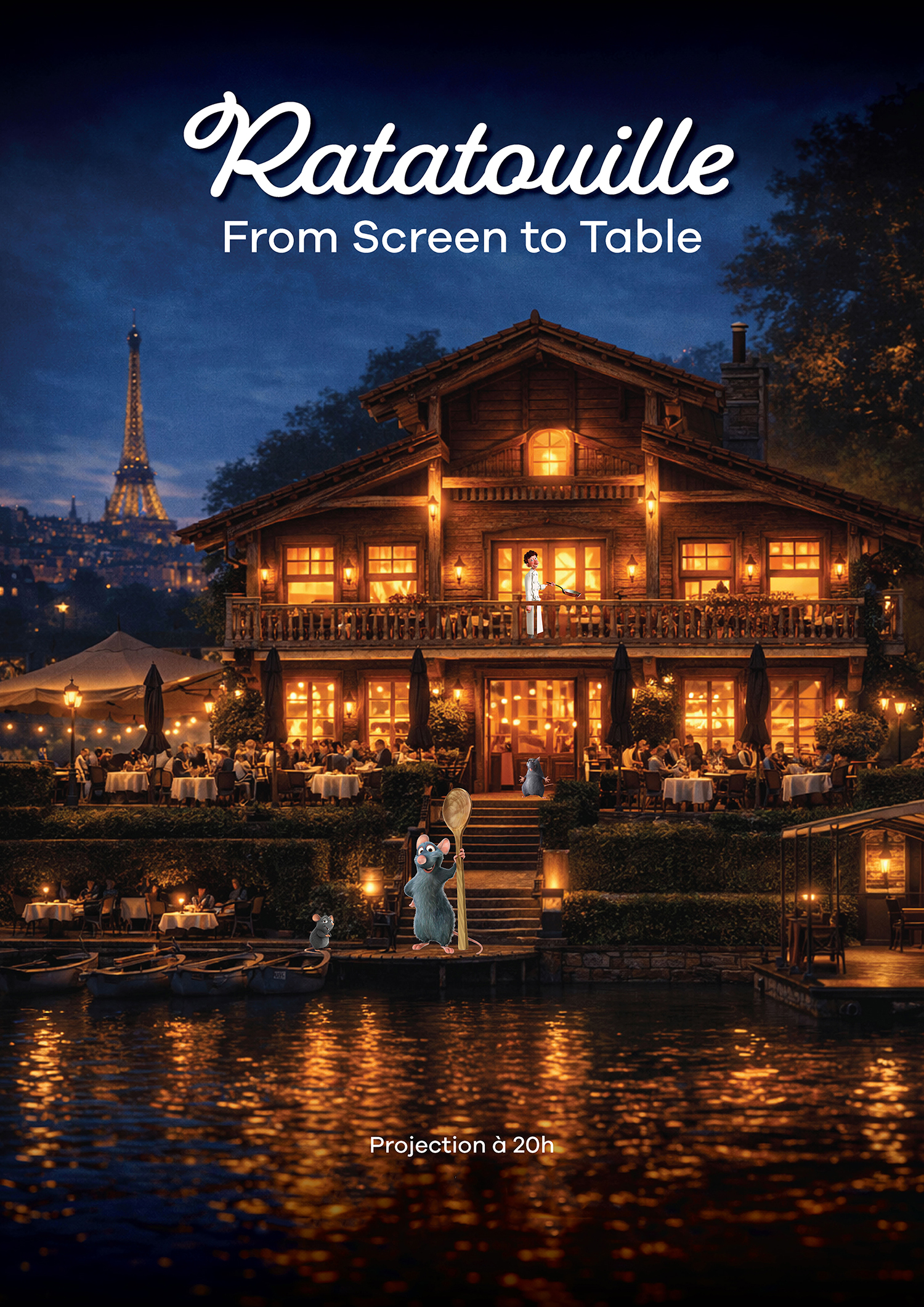 Chalet Robinson_From Screen to Table_Movie Ratatouille poster web ok