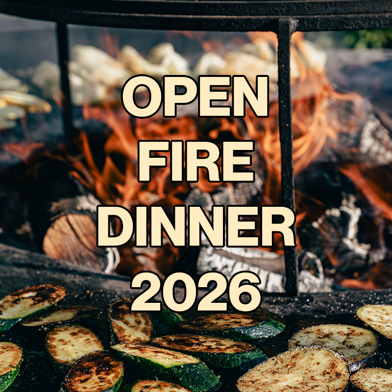 Chalet Robinson Open Fire Dinner 2026 Booking Barbecue view