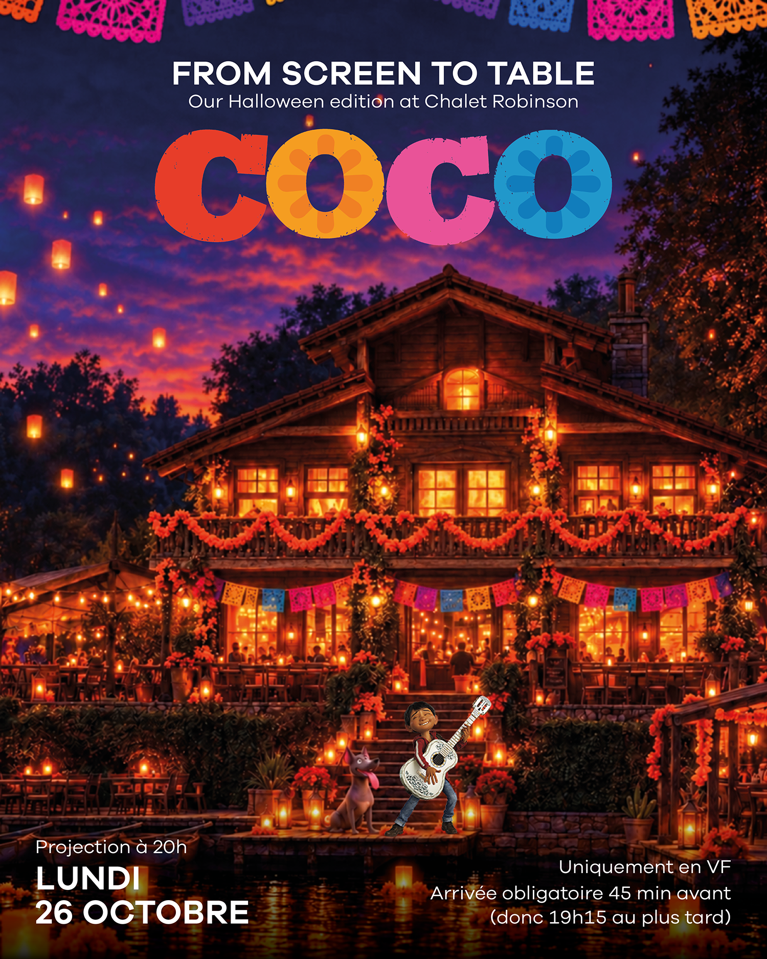 Chalet_Robinson_From_Screen_to_Table poster Coco edition